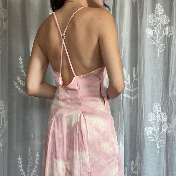 Free People midi satin dress - Picture 2 of 4